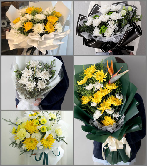 广西钦州钦南区白事花束代送